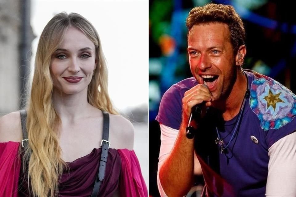 La actriz Sophie Turner y el vocalista de Coldplay, Chris Martin, fueron captados en una reunión privada muy juntitos, avivando rumores de romance.