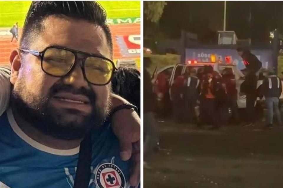 Familiares y amigos de Rodrigo Mondragón difundieron el video en que personal de Vigilancia UNAM somete a Rodrigo Mondragón, aficionado de Cruz Azul, en el estacionamiento del Olímpico Universitario.