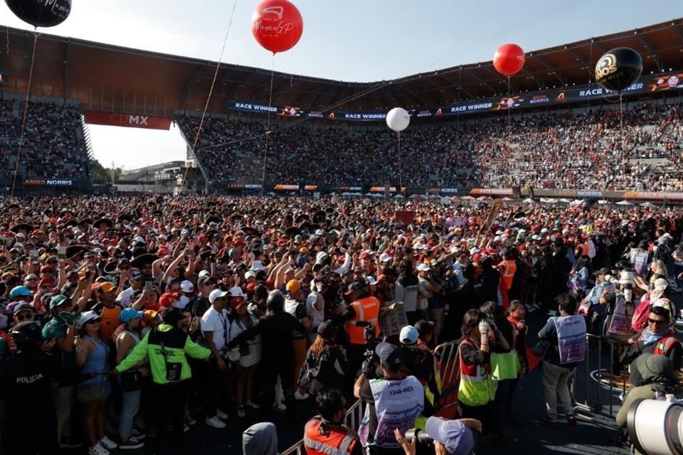 El Gran Premio de México sigue siendo mágico para quienes asisten al Autódromo Hermanos Rodríguez.