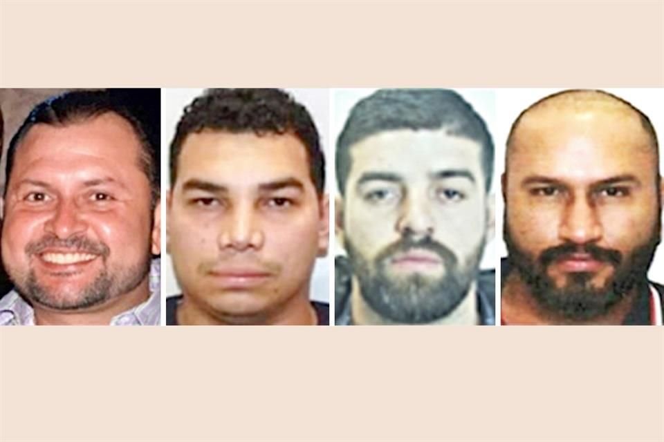 Michael Ibarra Díaz Jr., Carlos Andrés Rivera Varela, „Firma”; Francisco Gudiño Haro, „Kura”; i Julio César Montero Pinzón, „Karty”.