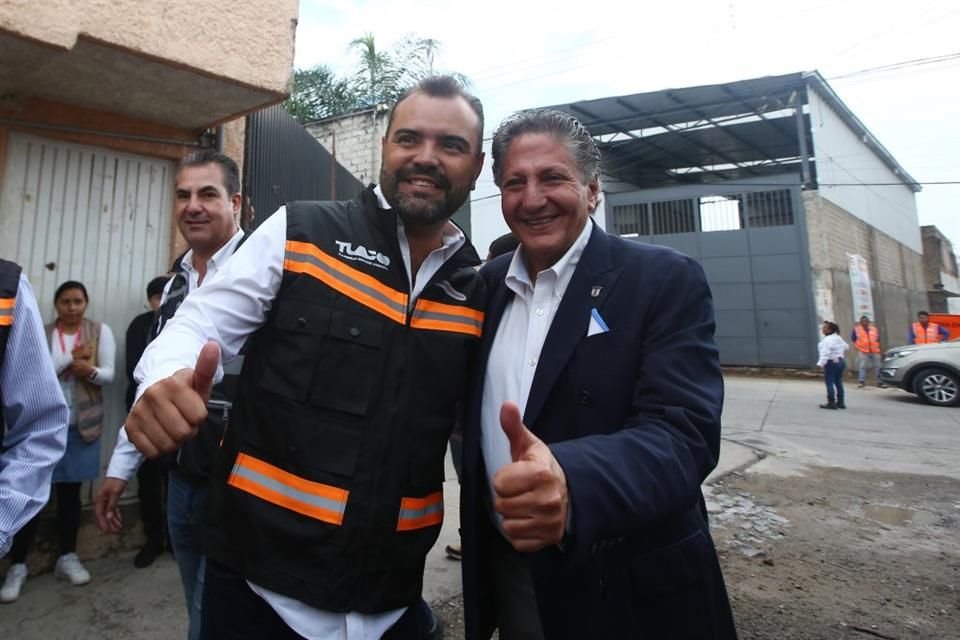Gerardo Quirino, Alcalde de Tlajomulco, y Juan José Frangie, Alcalde de Zapopan.