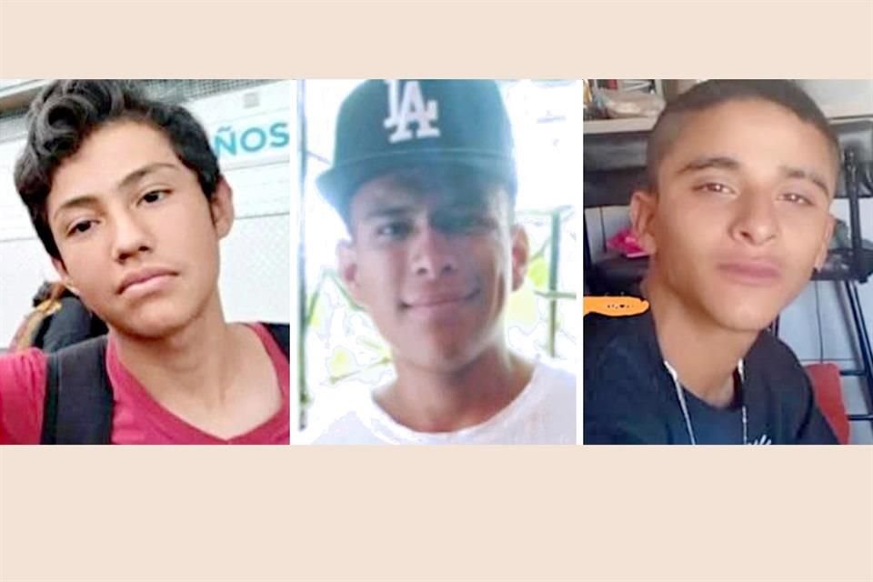 José Guadalupe Saucedo Muñoz, Carlos Isay Rodríguez Aréchiga e Ignacio Maciel Méndez.