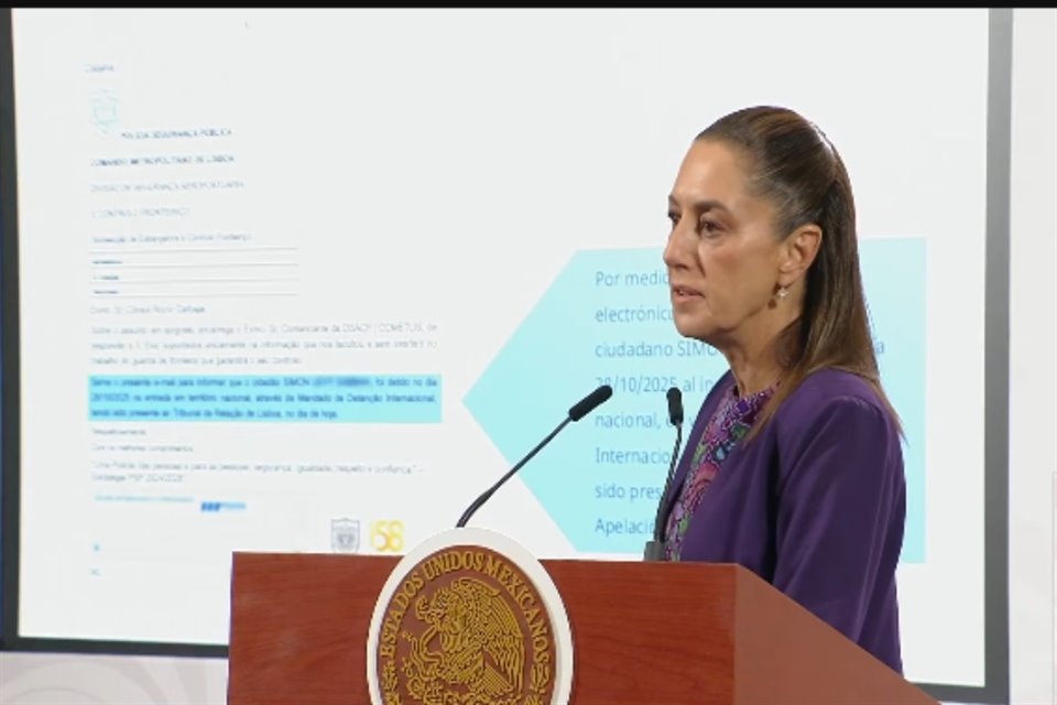 La Presidenta presentó un documento de Portugal para afirmar que Levy sí fue detenido.