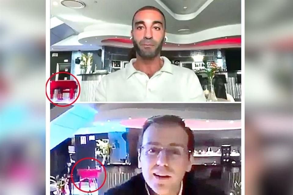 Ayer Simón Levy aseguró que estaba en Washington, pero un abogado hizo una transmisión para exhibir que el empresario está en Lisboa.