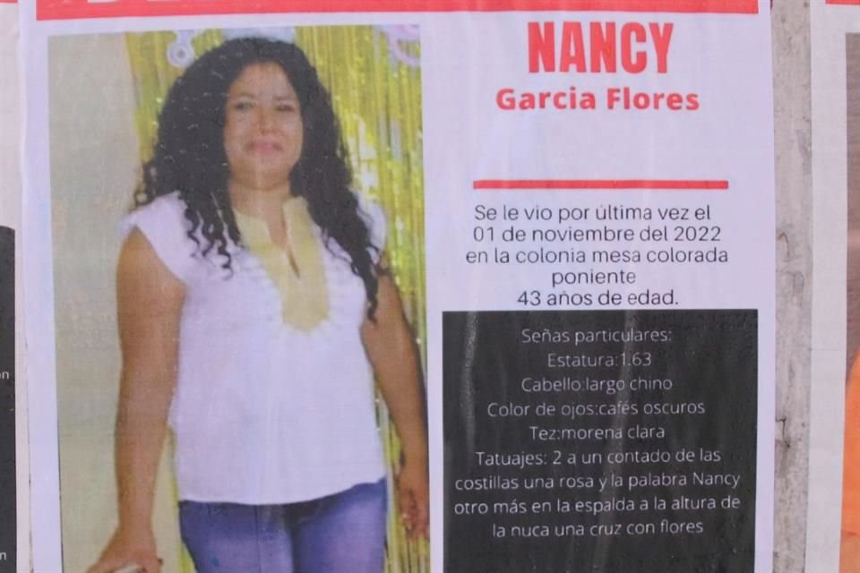 Nancy García Flores, la mayor de tres hermanas, lleva tres años desaparecida y su madre pide a las autoridades seriedad en el caso.