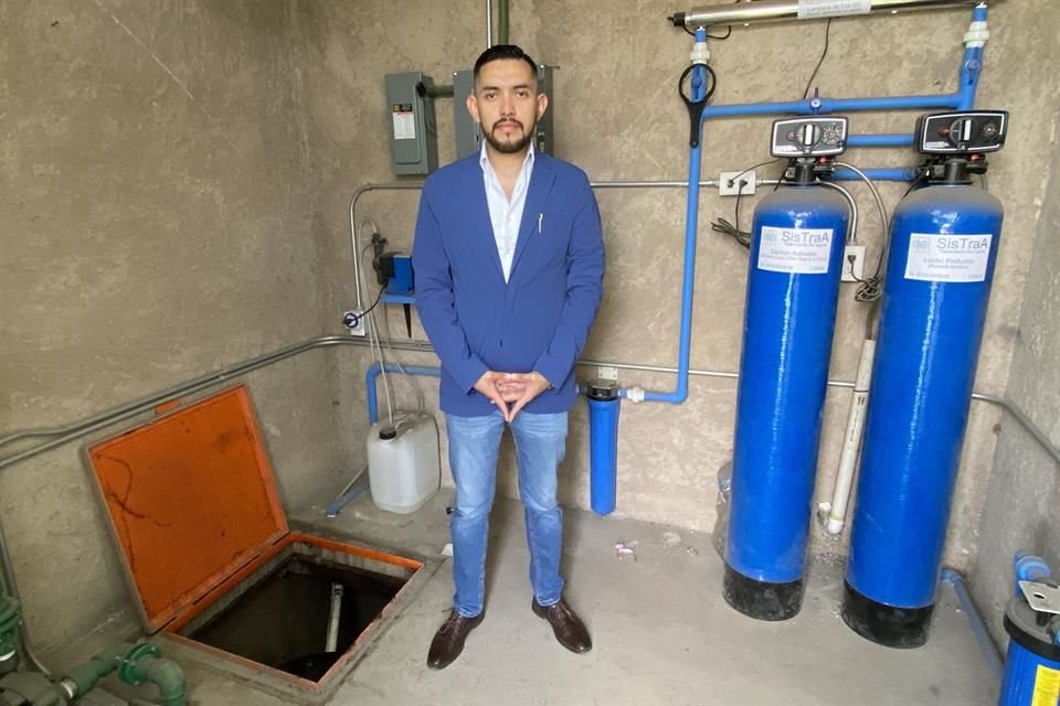 El proyecto cuenta con un cuarto de máquinas.   