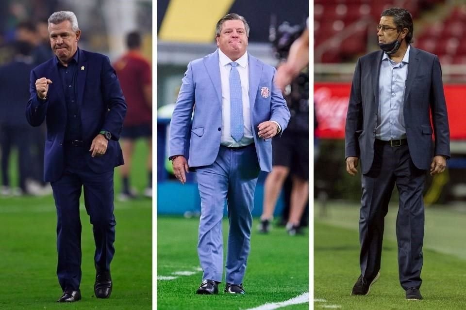 Javier Aguirre, Miguel Herrera y Luis Fernando Tena estarán dirigiendo en la próxima Copa del Mundo.