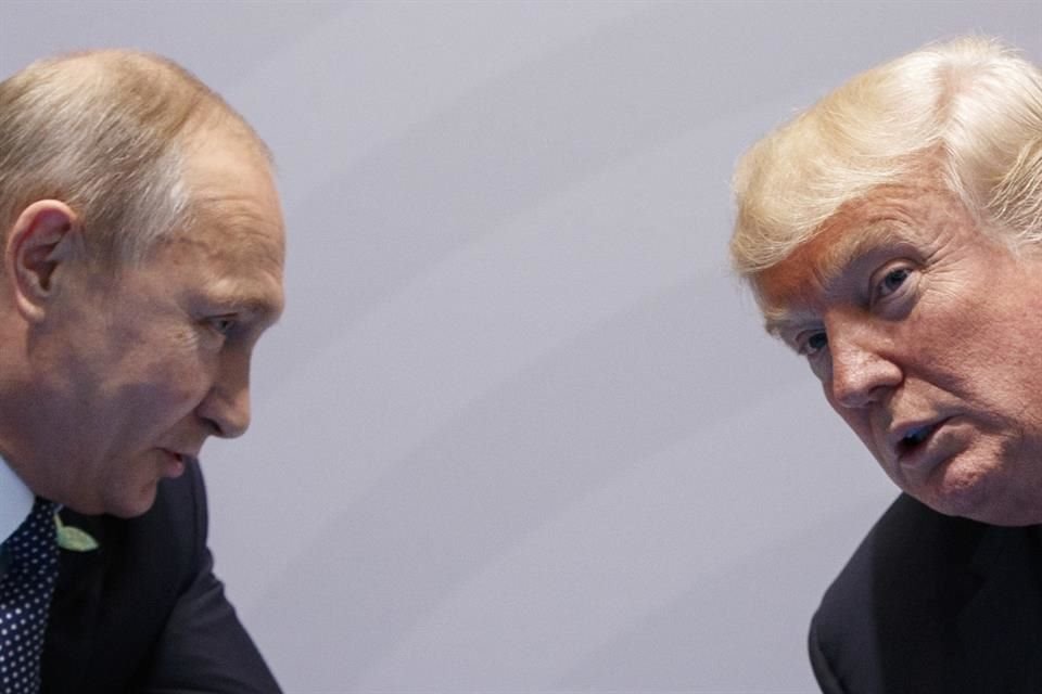 Putin y Trump durante una cumbre del G20 en 2017.