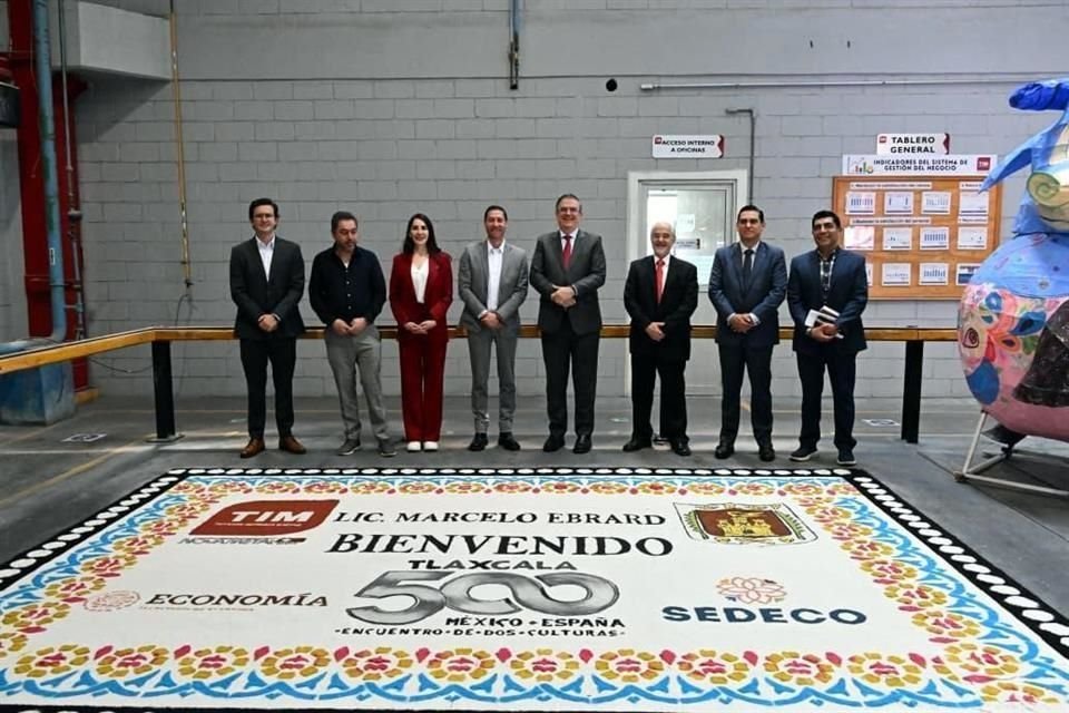 Marcelo Ebrard, firmó el convenio del Polo de Desarrollo Económico para el Bienestar Huamantla, Tlaxcala. 