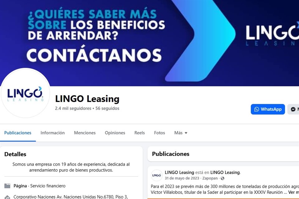 Lingo dejó de actualizar sus redes sociales el 31 de mayo de 2023.