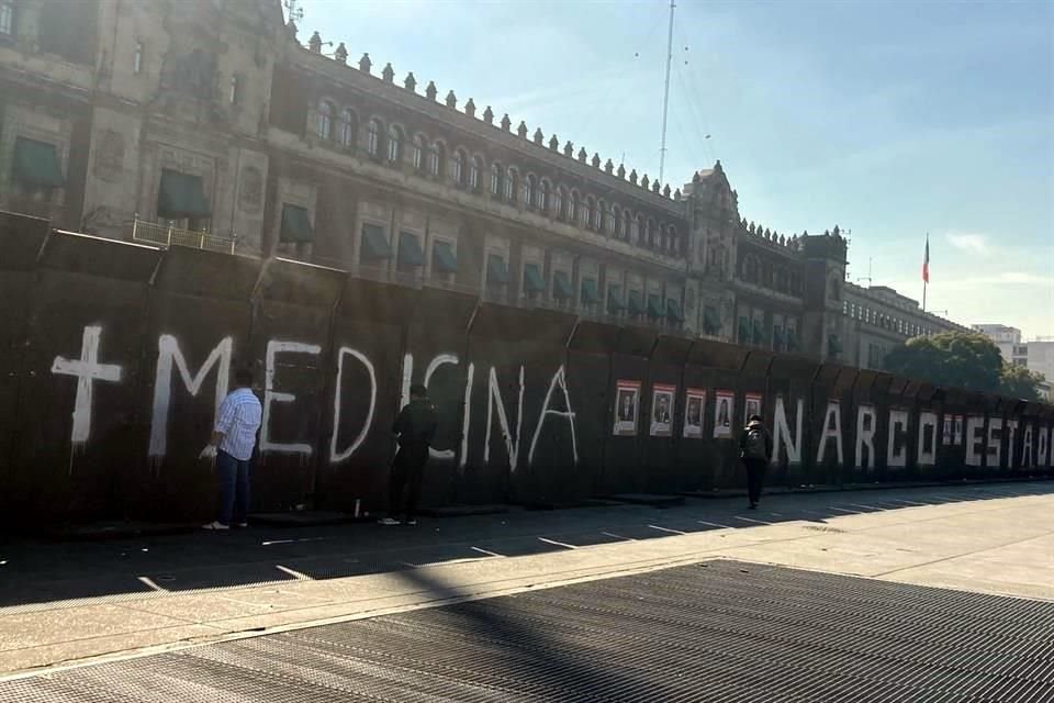 Palacio Nacional se encuentra blindado ante la marcha de este sábado de la Generación Z.