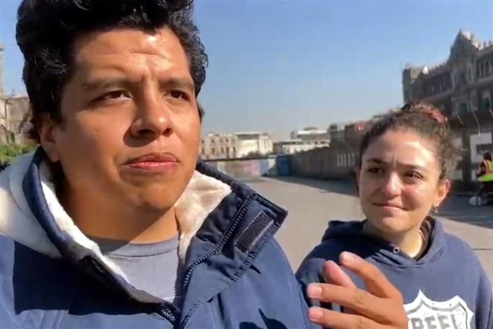 Antonio Cárdenas y María José Gómez Mont, de Somos Impacto México, promotores de la marcha del próximo sábado.