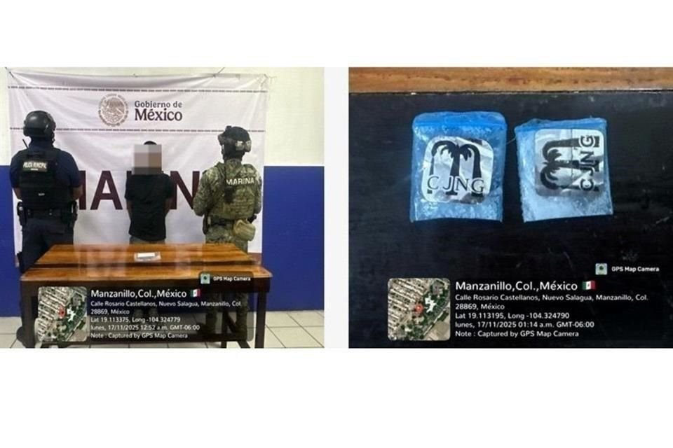 Las autoridades se incautaron de armas, cartuchos y dosis de drogas.