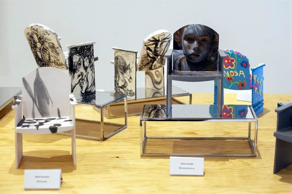 Aspecto de la  exposición de butacas de la séptima edición de los Premios del Público a las Artes Escénicas.