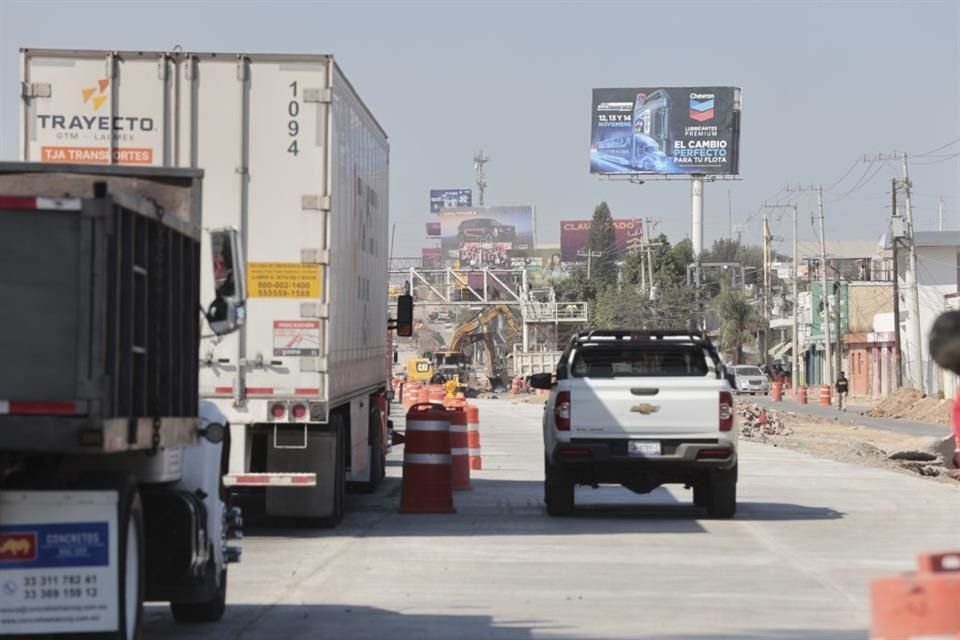 La intervención de la Carretera a Chapala inició en marzo pasado.