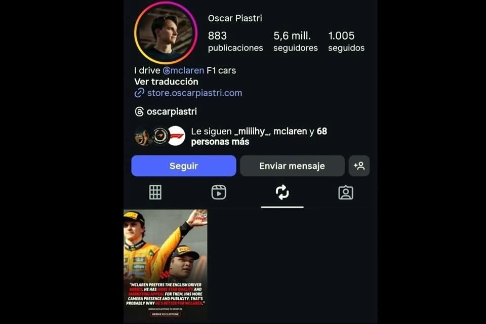 El repost luego fue borrado.