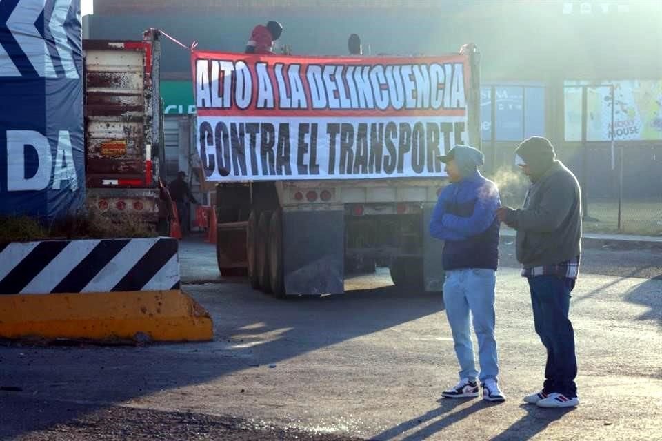 Seguridad, una de las principales demandas de los transportistas.