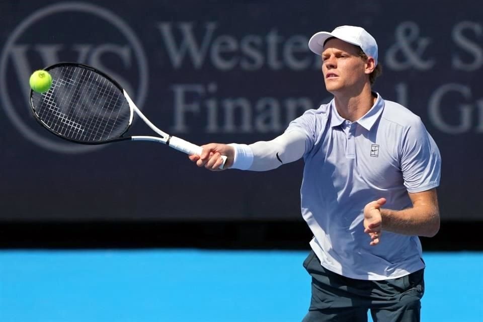 Sinner esperará a Carlos Alcaraz o a Alexander Zverev para ir por el título de Cincinnati el lunes.