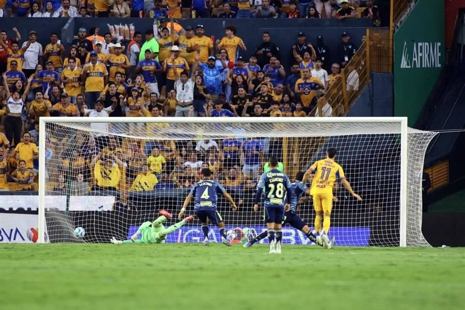 Brunetta recibió un pase lateral y disparó de derecha para vencer a Ángel Malagón.