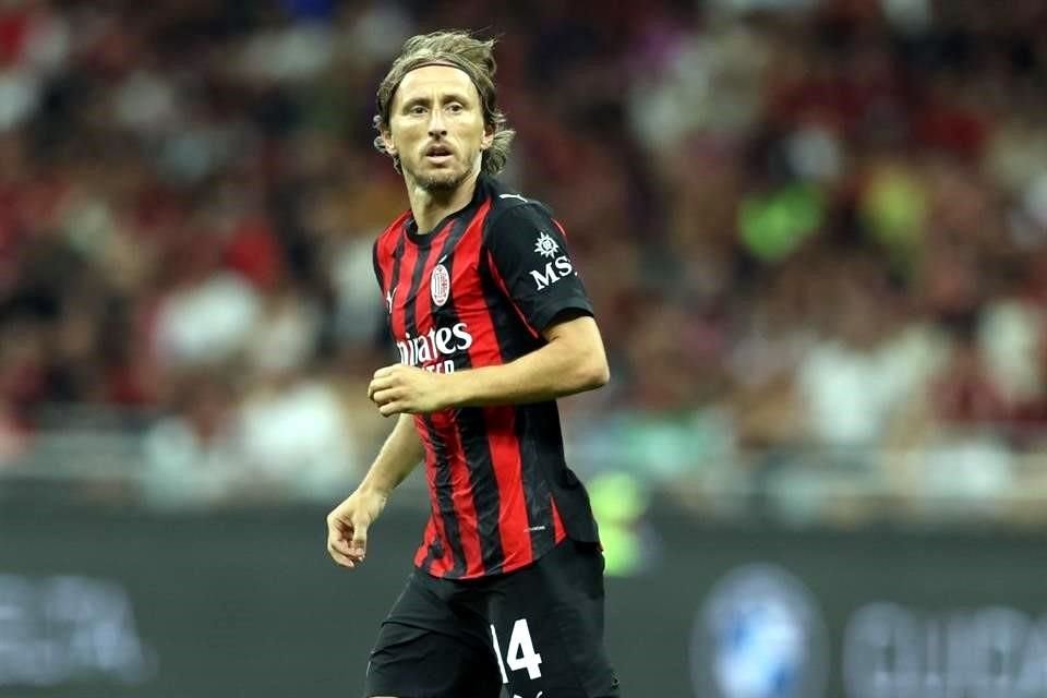 Luka Modric entró de cambio en la segunda parte.