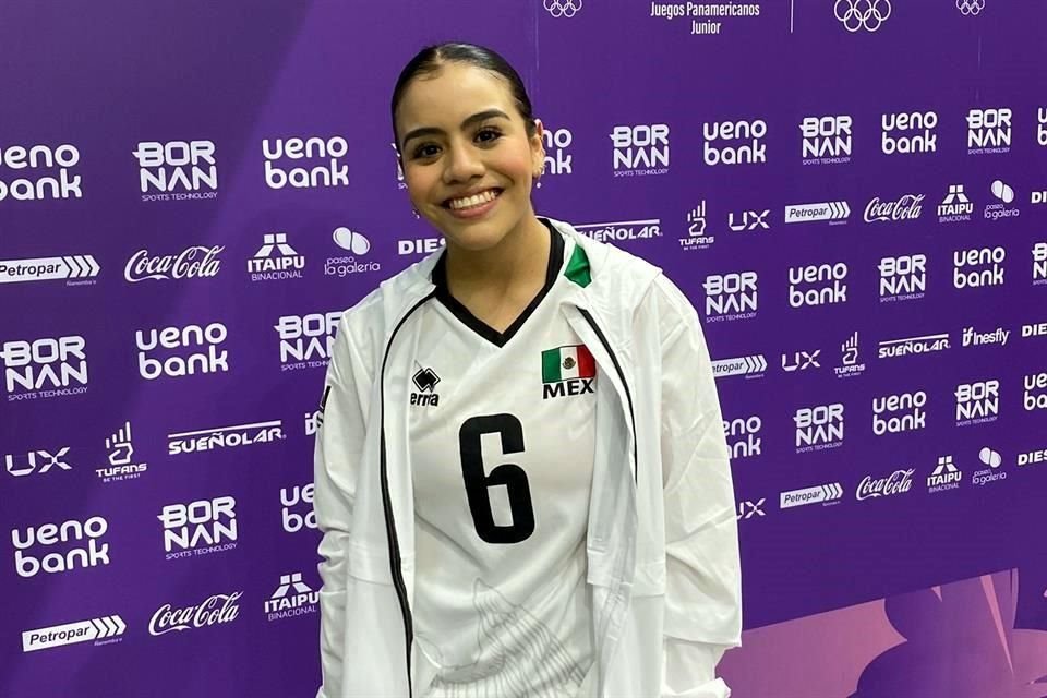 Cassandra Soto, líbero de la Selección Mexicana de Voleibol, reveló que la experiencia de ser medallista en Asunción le dará solidez a su carrera profesional.