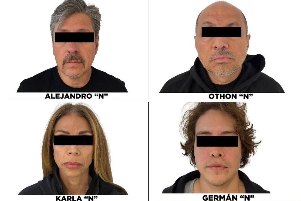 Las cuatro personas fueron  aprehendidas en el aeropuerto de Cancún, Quintana Roo.