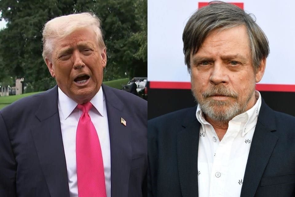 Mark Hamill confesó que pensó huir de EU tras el triunfo de Donald Trump, pero su esposa lo convenció de quedarse..