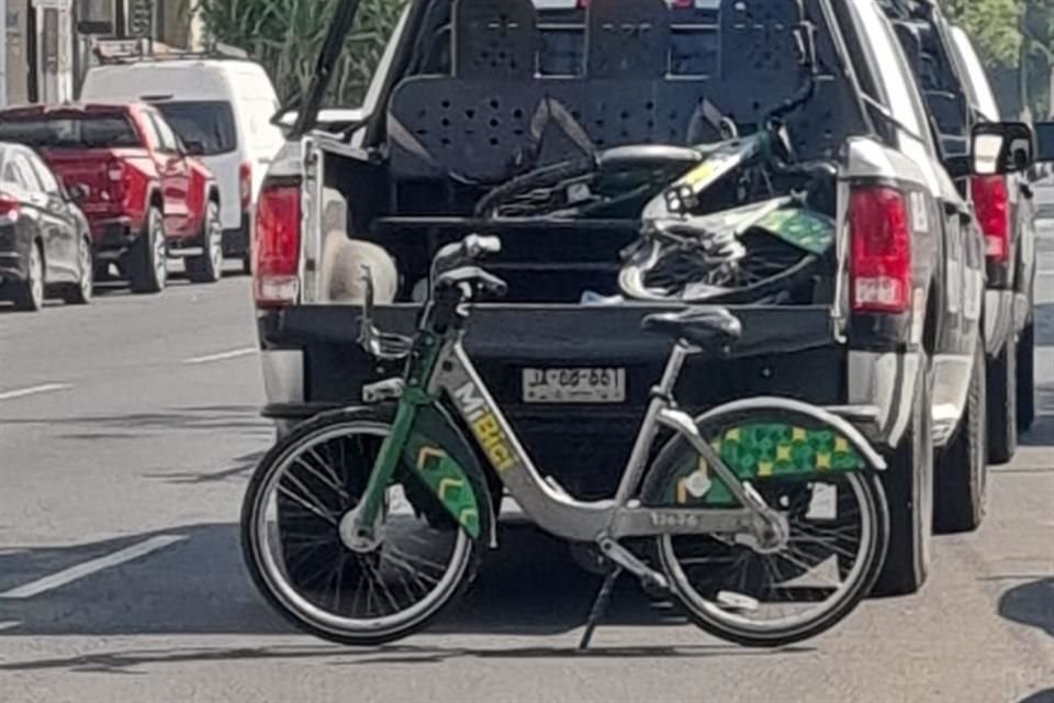 De octubre a noviembre 2015 se han recuperado 109 bicicletas públicas.