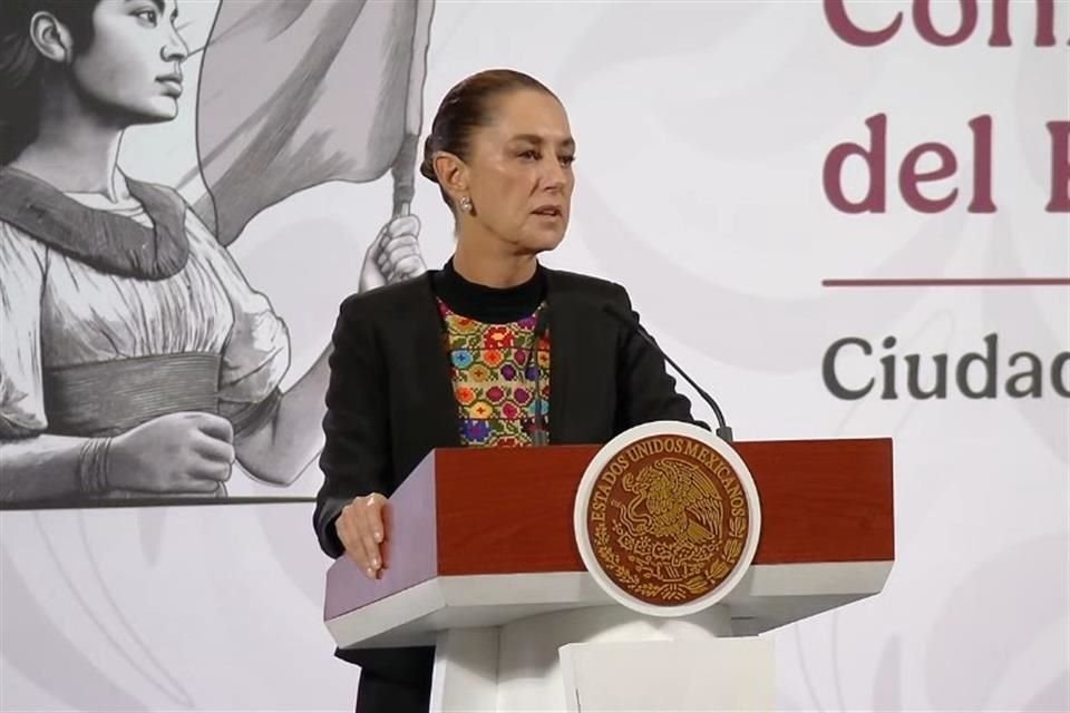 Claudia Sheinbaum, Presidenta de México.