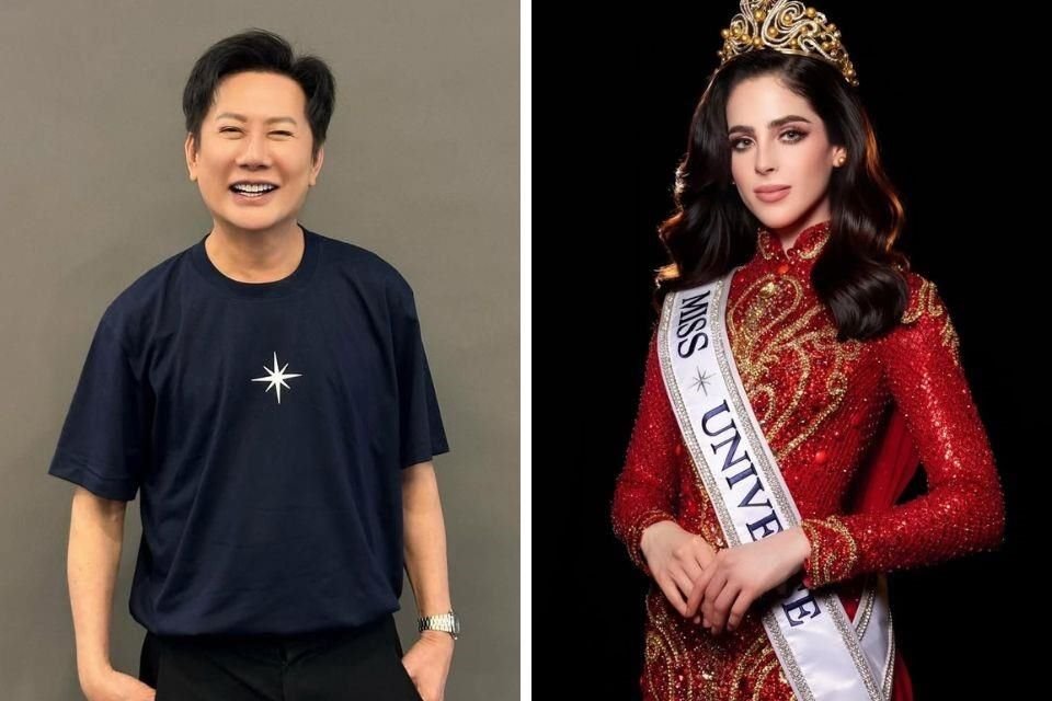 Nawat Itsaragrisil, presidente de MGI, presentó denuncia penal contra Miss Universe Fátima Bosch por difamación tras malentendido público.