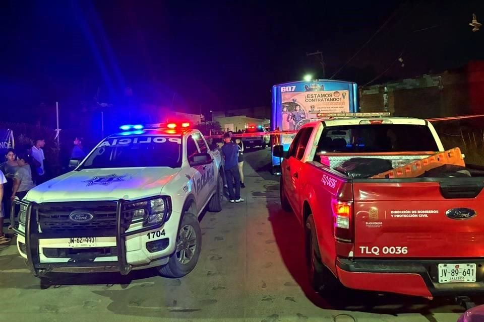 The driver fled the scene.