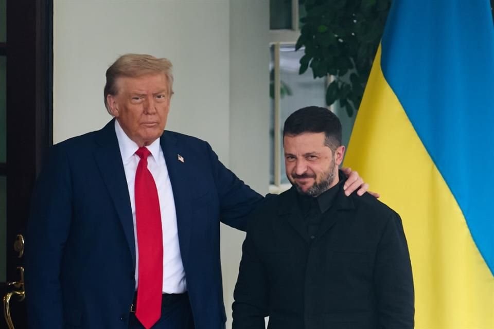 El Presidente estadounidense, Donald Trump recibió al Presidente ucraniano, Volodymyr Zelensky, en la Casa Blanca.