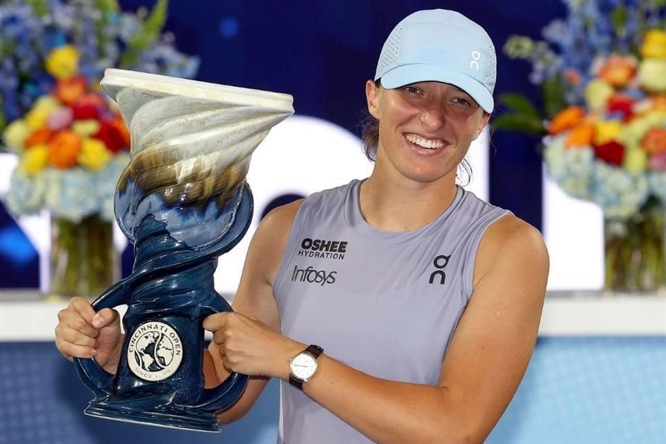 La sonrisa de Iga Swiatek lo dice todo.
