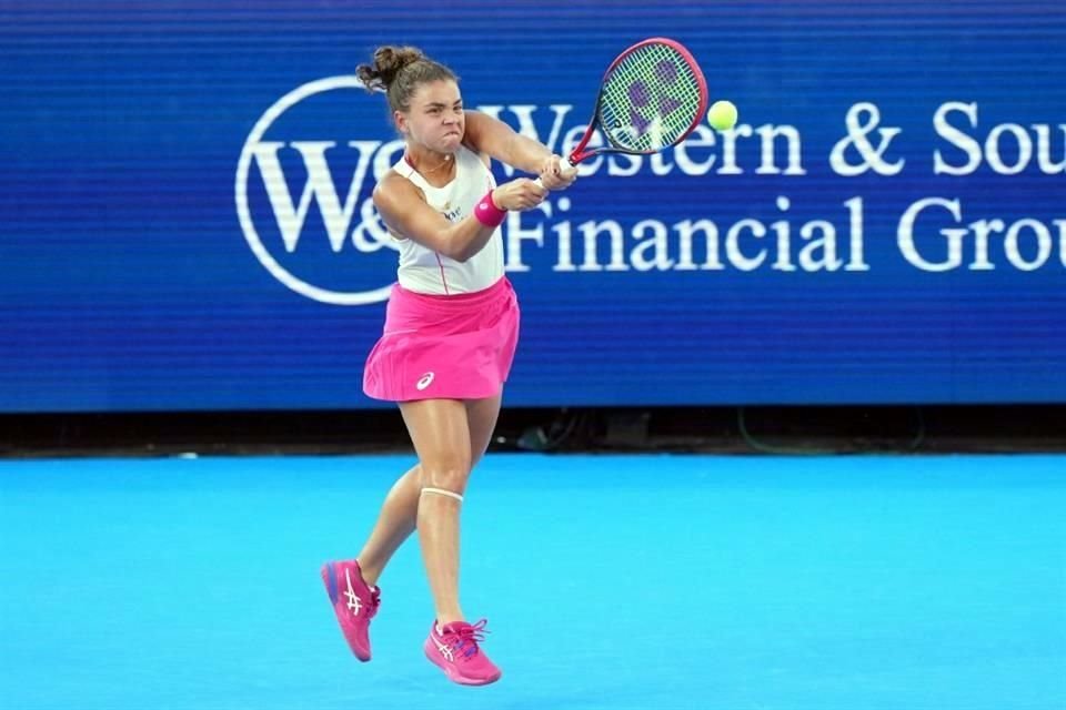 Jasmine Paolini comenzó de buena forma, pero no logró mantener el ritmo.