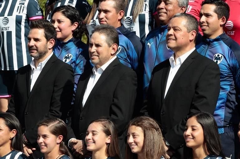Las mejores imágenes de la toma de foto oficial de los Rayados y las Rayadas.