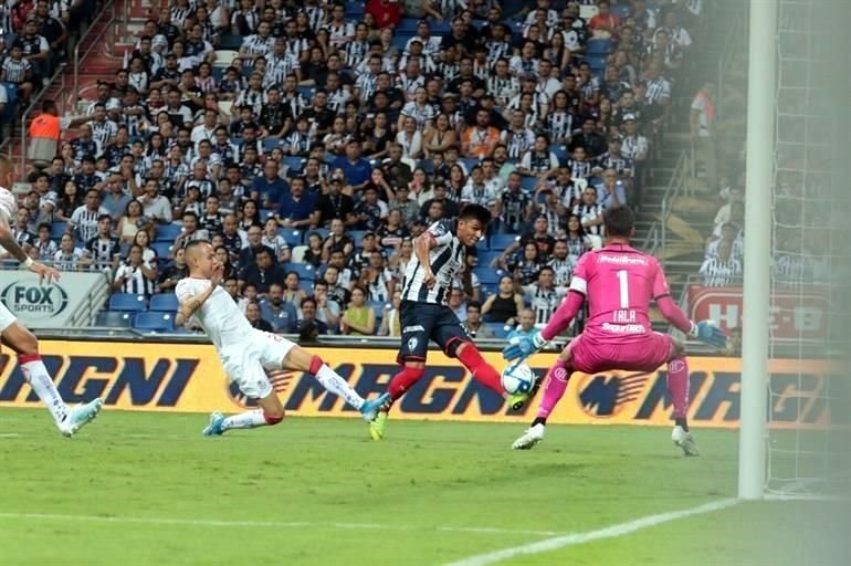 Observa las acciones del partido Rayados-Toluca.