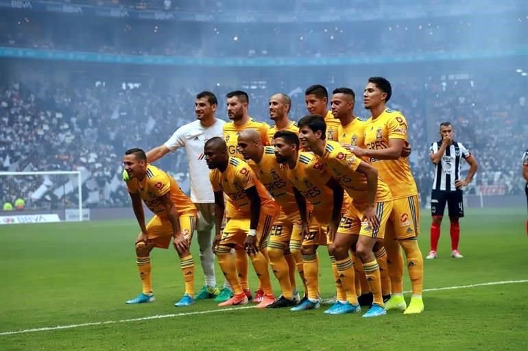 Éste es el once inicial de los Tigres.