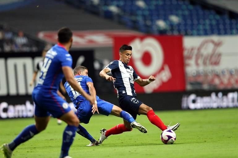 Observa las imágenes del primer tiempo en el Rayados-Cruz Azul.