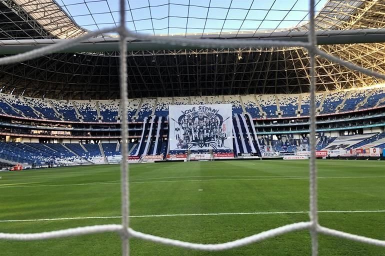 El BBVA ya está listo para recibir el duelo por el título de la Copa MX entre Rayados y Xolos.