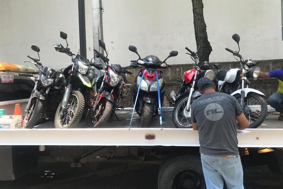 La Policía Vial tiene decenas de motos en el corralón, muchas de las cuales ya no son reclamadas por estar relacionadas con ilícitos. 