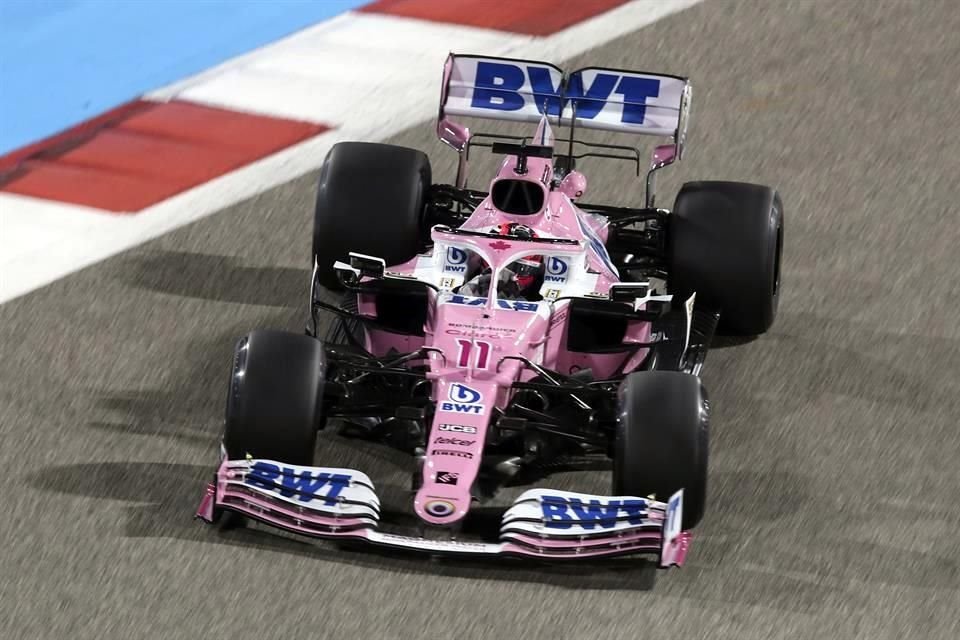 Sergio Pérez confía en tener una buena clasificación en Bahréin.
