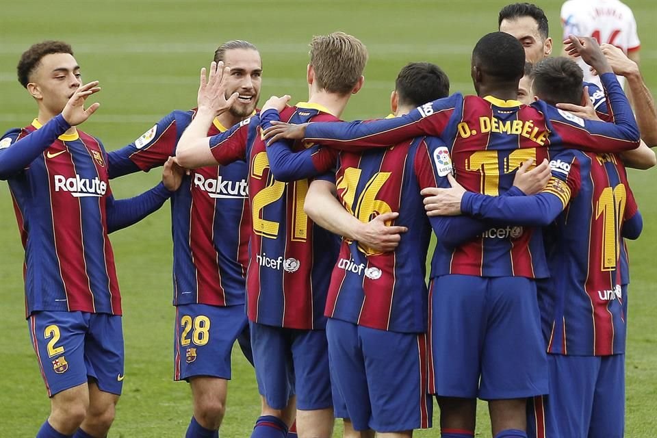 El Barcelona lleva 15 partidos consecutivos sin conocer la derrota en la Liga de España.