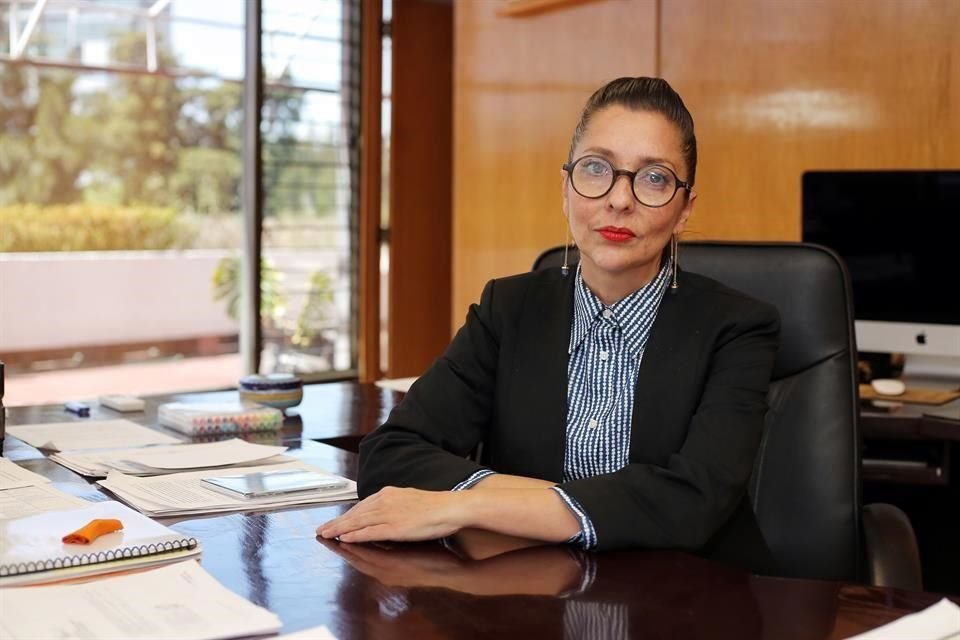 Vannesa Bohórquez, Secretaria de Cultura de la Ciudad de México, en entrevista. Asumió la titularidad de la dependencia en diciembre pasado.