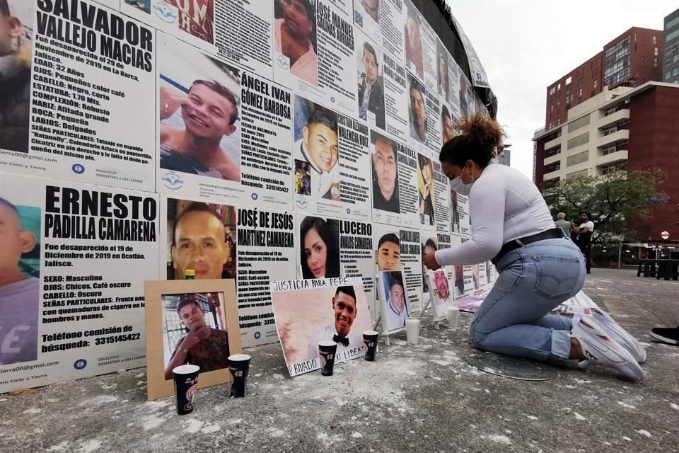 Cada da, ms familias exigen a las autoridades que localicen a desaparecidos o se haga justicia. 