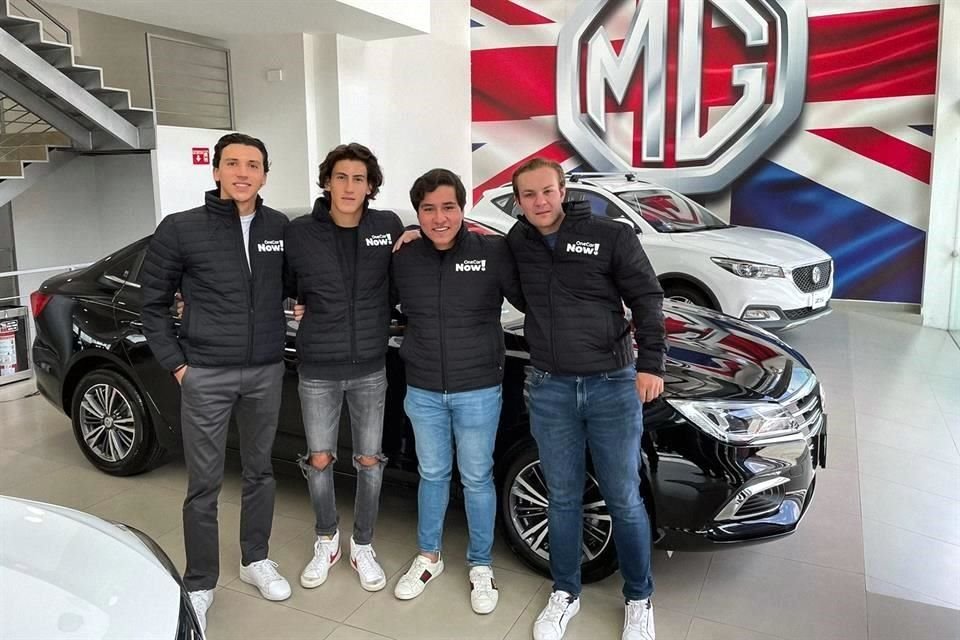 Diego Cárdenas, Rodrigo Terán, Mairon Sandoval y Manuel Cangas