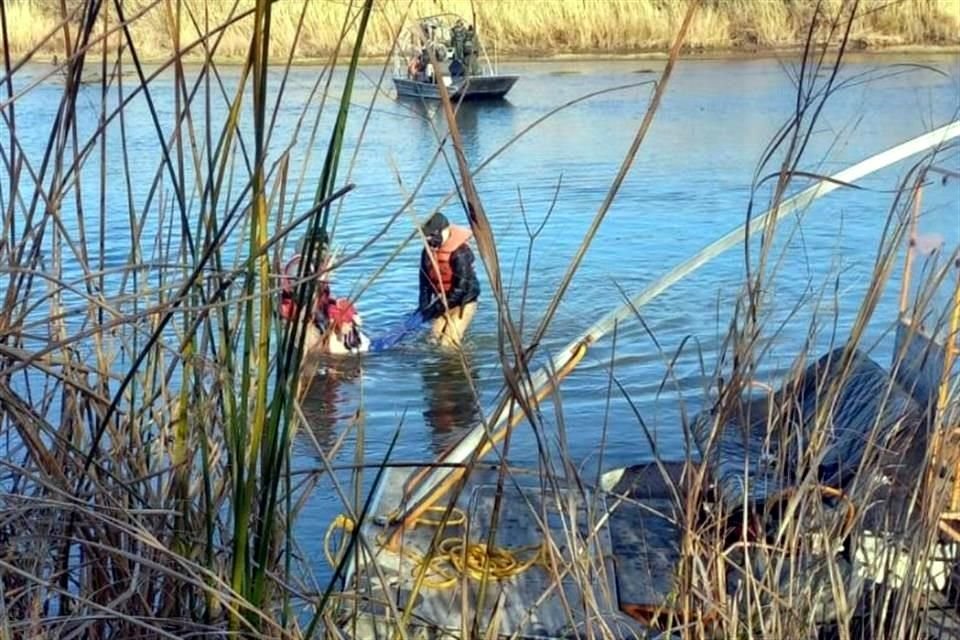 El cuerpo se encontraba en un tramo del Río Bravo en Acuña, Coahuila.