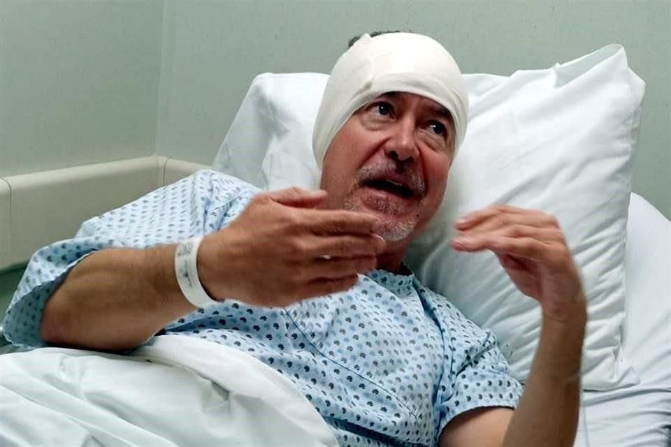 En el hospital, José Juan Soltero Meza está consciente; ya vio los videos de la agresión que sufrió.