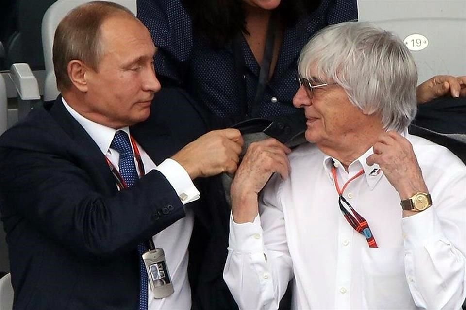 Vladimir Putin fue defendido por Bernie Ecclestone.