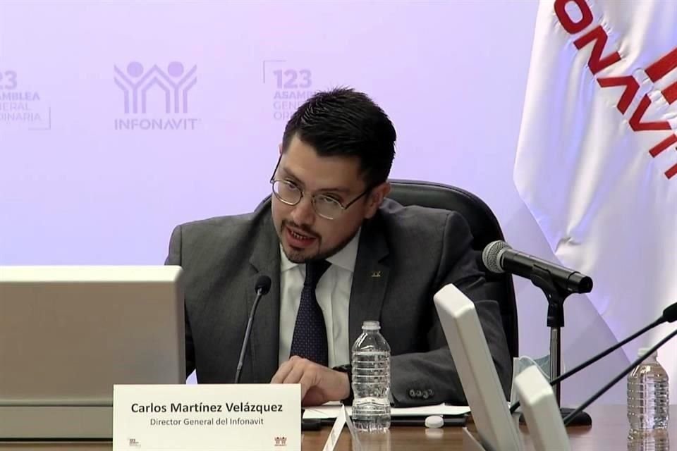 Carlos Martínez, director del Infonavit.