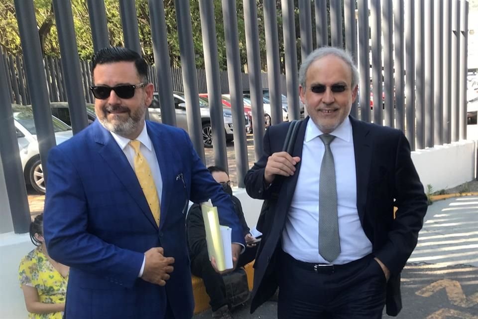 El abogado Fernando Benítez Álvarez  del Castillo y el asesor financiero David Gomez Arnau.